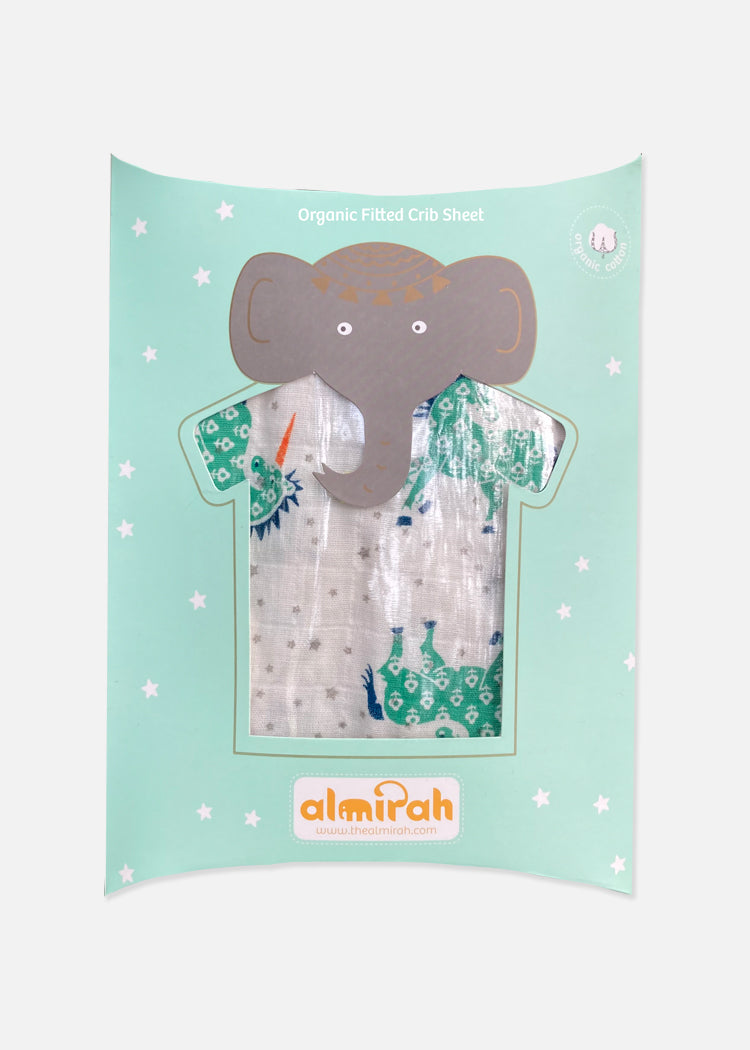 Organic fitted crib on sale sheet
